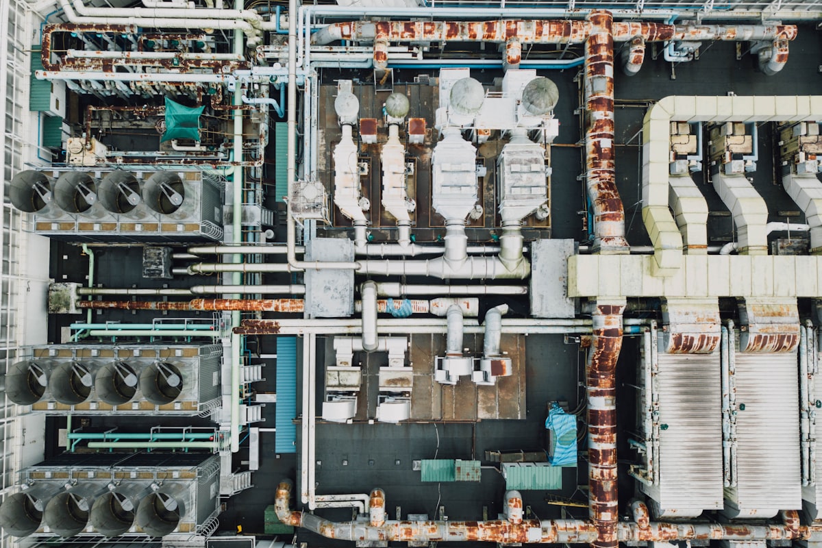 Planta industrial monitorizada por ControlDrive